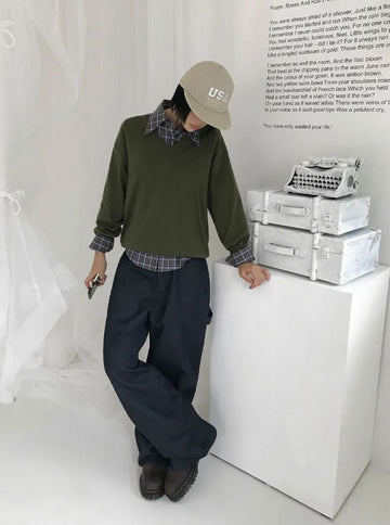 (WOOL) SEASONAL V-NECK KNIT